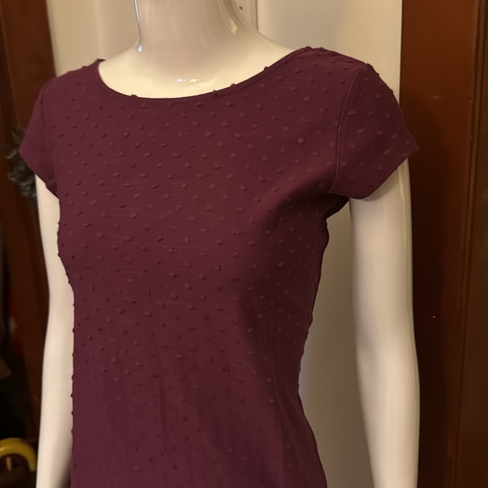 NWT northern reflections size small Red Fitted Cap Sleeve Blouse